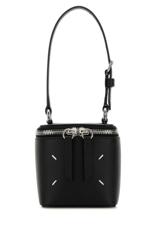 MAISON MARGIELA | Black leather Mini Box handbag