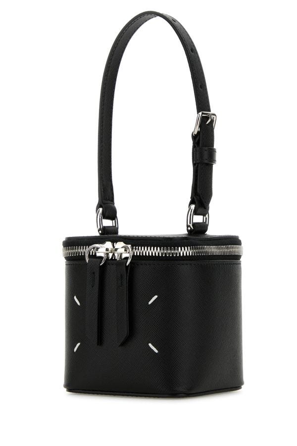 MAISON MARGIELA | Black leather Mini Box handbag