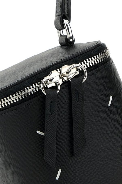 MAISON MARGIELA | Black leather Mini Box handbag