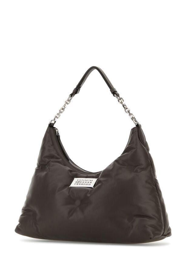 MAISON MARGIELA | Brown nappa leather medium Glam Slam Hobo shoulder bag