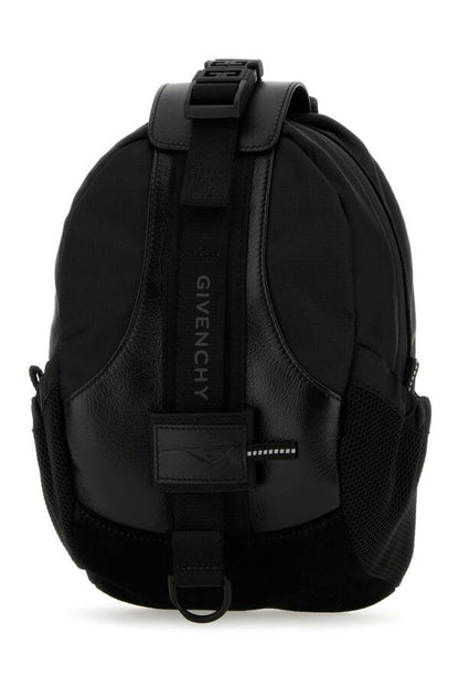 GIVENCHY | Black nylon and leather G-Trail crossbody bag