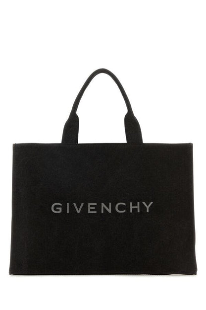 GIVENCHY | Black canvas Givenchy shopping bag