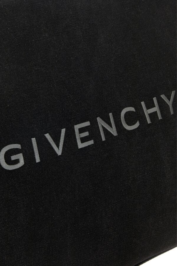 GIVENCHY | Black canvas Givenchy shopping bag