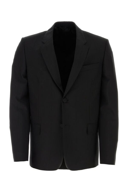 GIVENCHY | Black stretch wool blend blazer