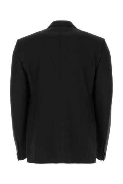 GIVENCHY | Black stretch wool blend blazer