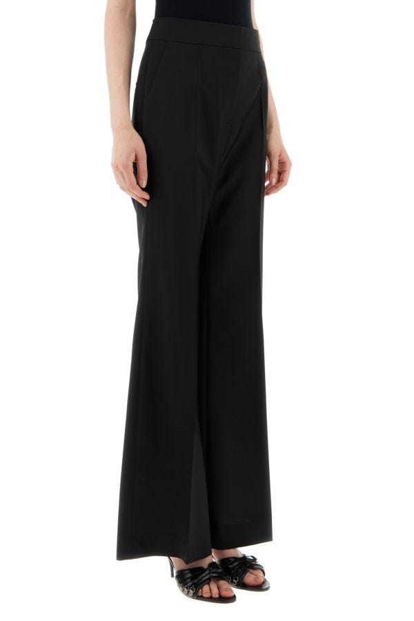 GIVENCHY | Black wool blend flared leg pant