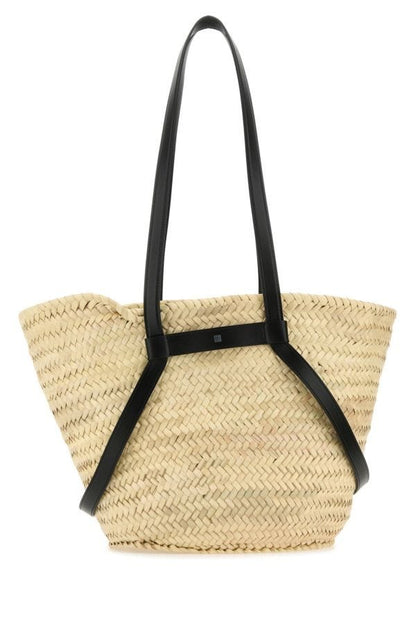 GIVENCHY | Straw medium Voyou Basket shopping bag
