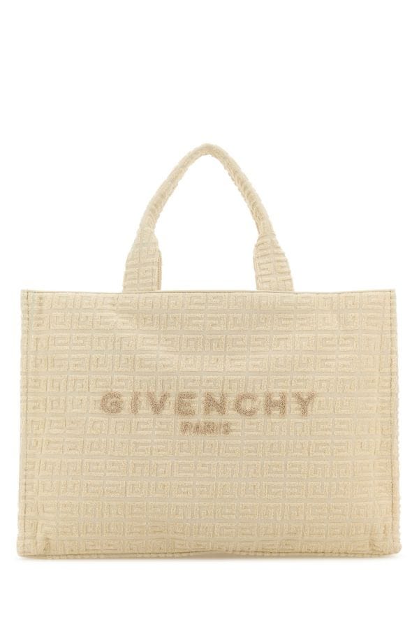 GIVENCHY | Ivory terry fabric medium G-Tote shopping bag