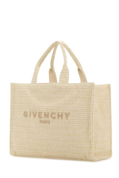 GIVENCHY | Ivory terry fabric medium G-Tote shopping bag