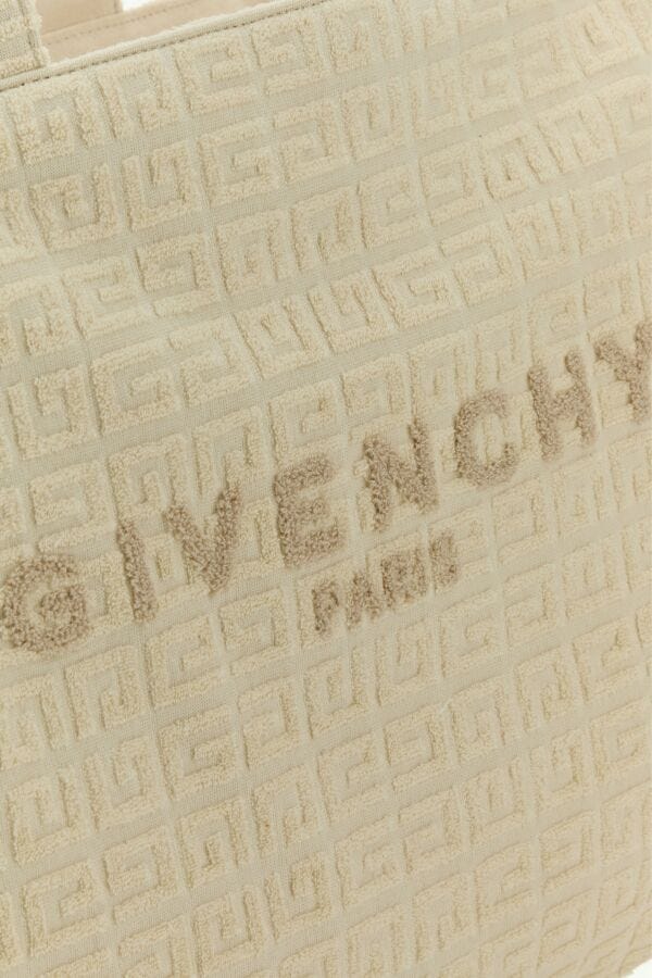 GIVENCHY | Ivory terry fabric medium G-Tote shopping bag