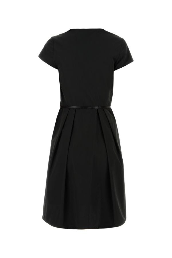 GIVENCHY | Black taffetas mini dress