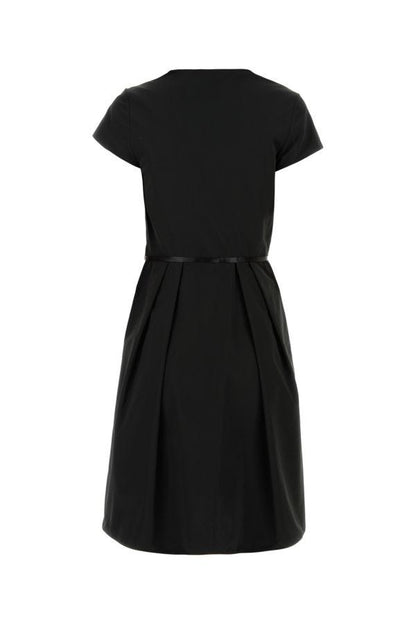 GIVENCHY | Black taffetas mini dress