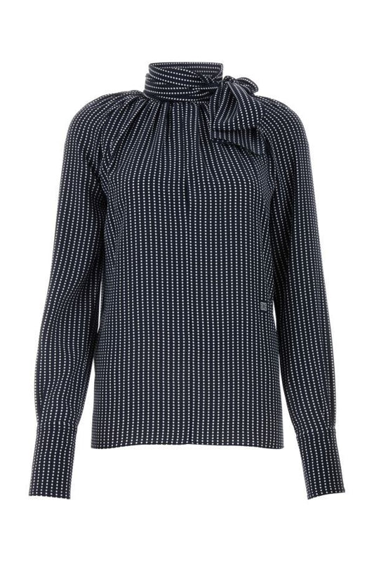 GIVENCHY | Printed silk blouse