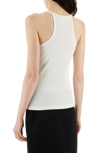 GIVENCHY | White stretch viscose blend tank top