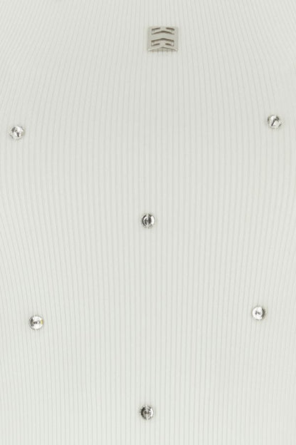 GIVENCHY | White stretch viscose blend tank top