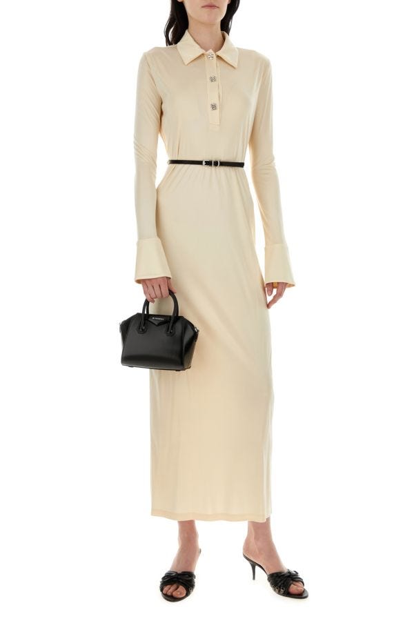 GIVENCHY | Ivory jersey Voyou dress
