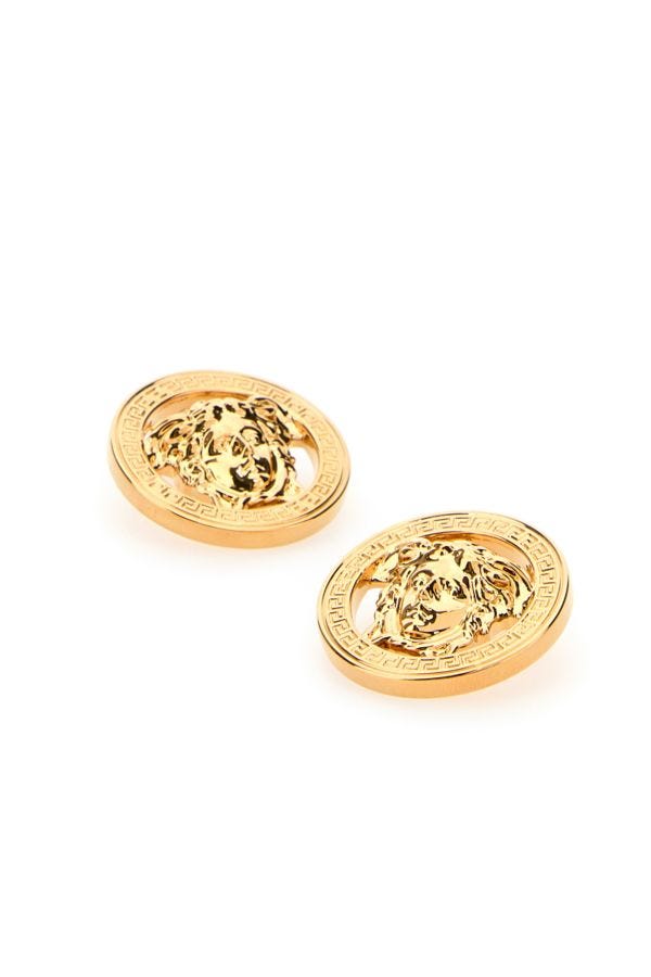 VERSACE | Gold metal Medusa '95 earrings