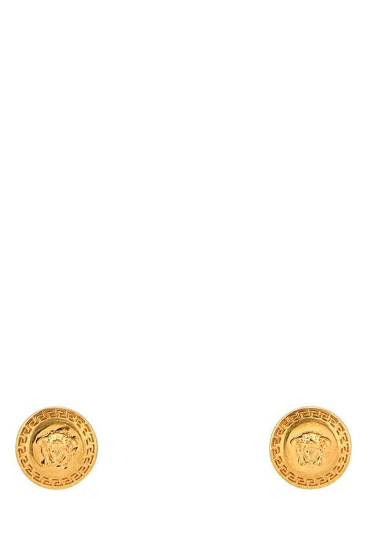 VERSACE | Gold metal Tribute earrings