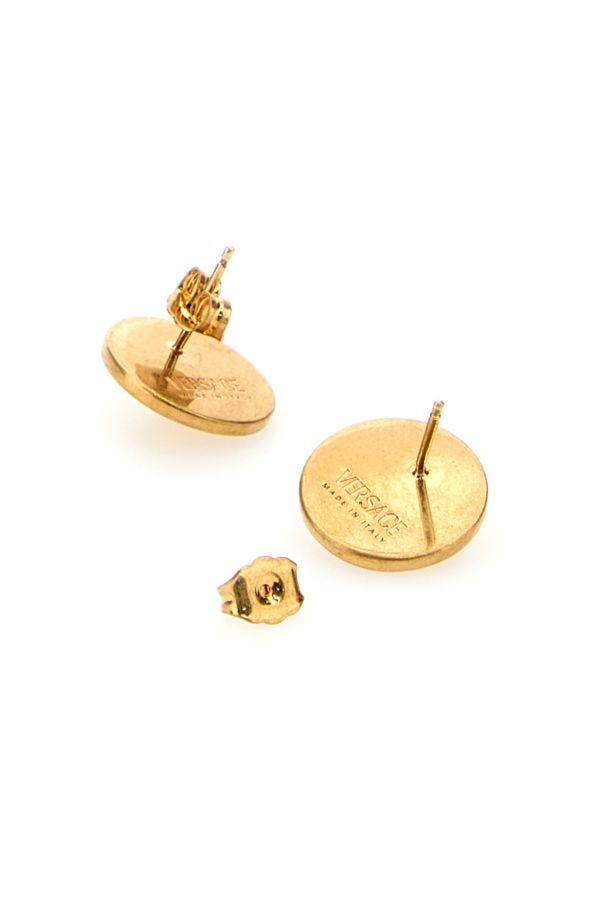 VERSACE | Gold metal Tribute earrings