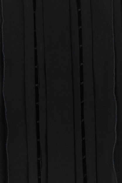 VERSACE | Black crepe shirt
