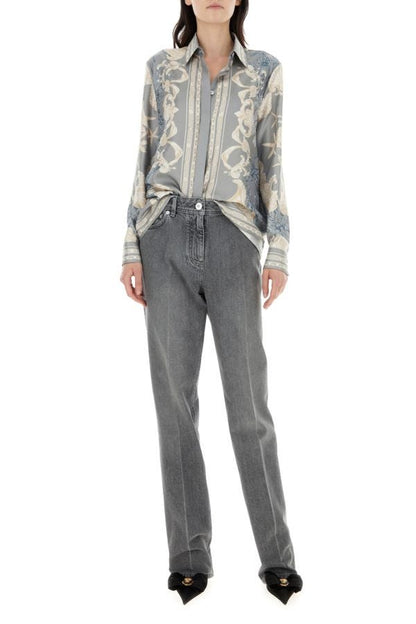VERSACE | Dark grey denim jeans