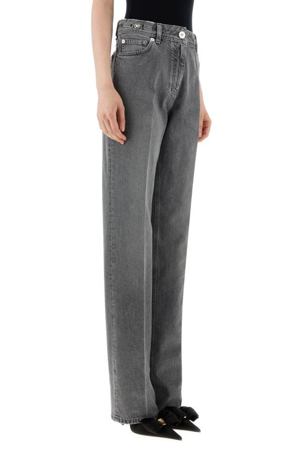 VERSACE | Dark grey denim jeans