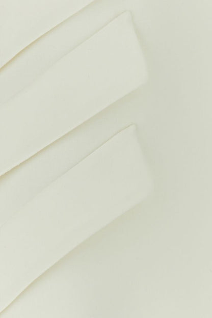 VERSACE | White polyester blend mini dress