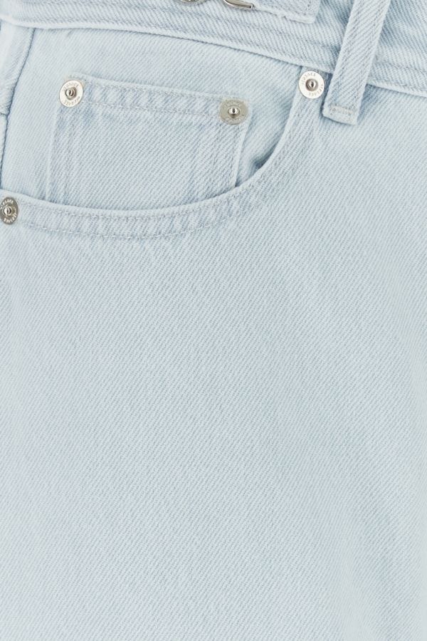 VERSACE | Light blue denim cargo jeans