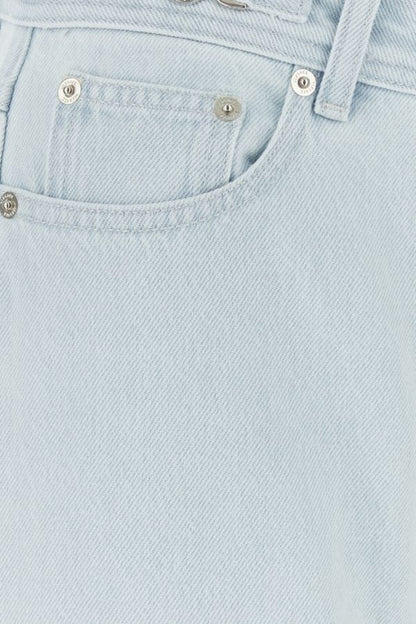 VERSACE | Light blue denim cargo jeans