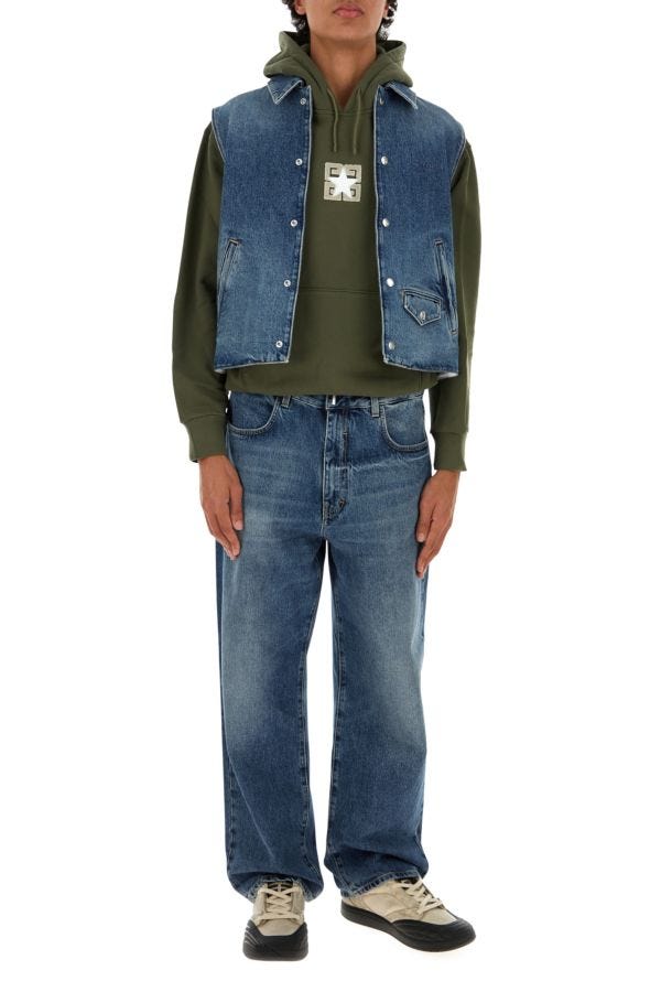 GIVENCHY | Army green cotton sweatshirt