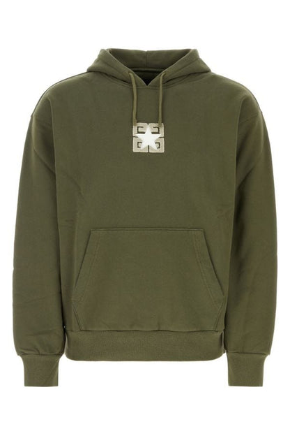 GIVENCHY | Army green cotton sweatshirt