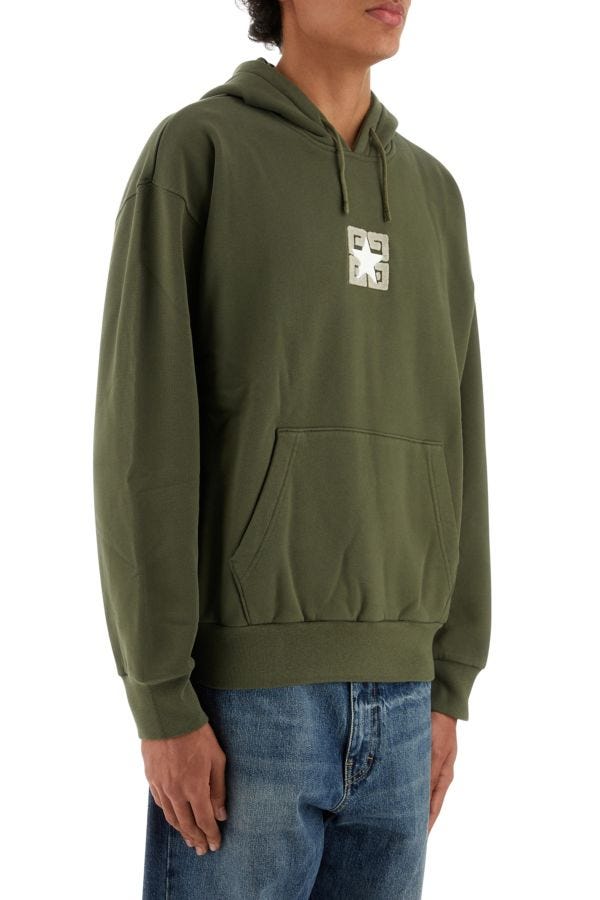 GIVENCHY | Army green cotton sweatshirt