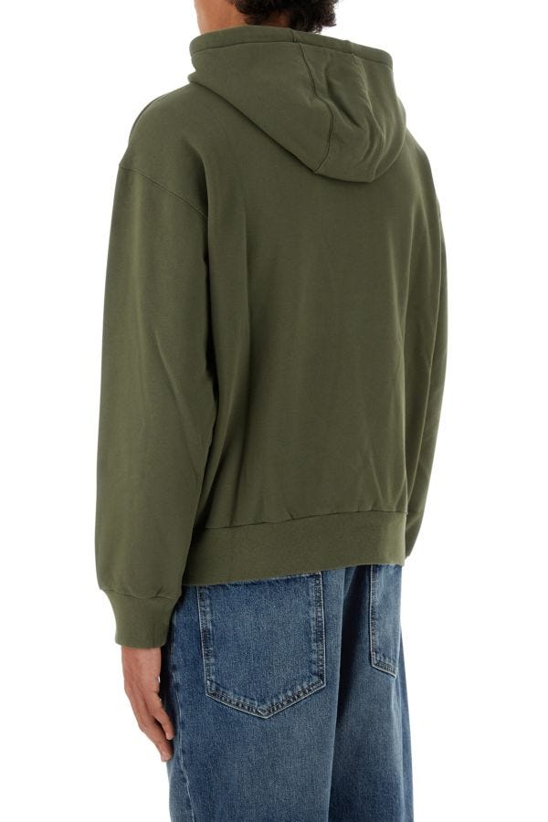 GIVENCHY | Army green cotton sweatshirt
