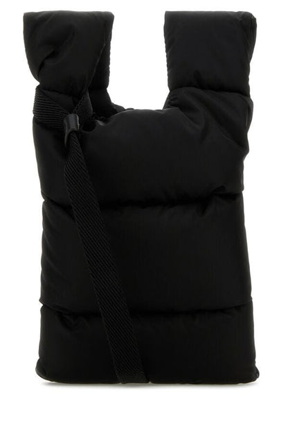 MONCLER | Black nylon Legere crossbody bag