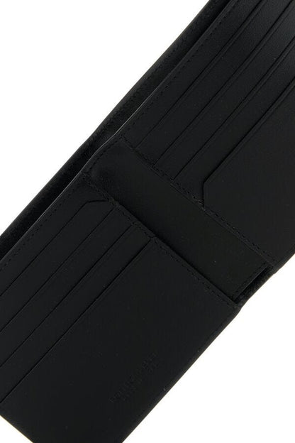 BOTTEGA VENETA | Black leather Intrecciato wallet