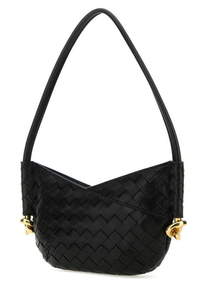 BOTTEGA VENETA | Black nappa leather mini Solstice shoulder bag