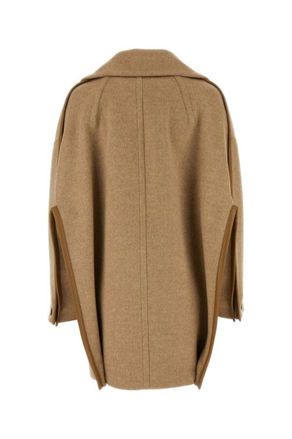 BOTTEGA VENETA | Cappuccino wool coat