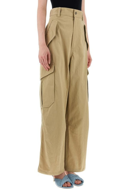 BOTTEGA VENETA | Beige cotton blend cargo pant