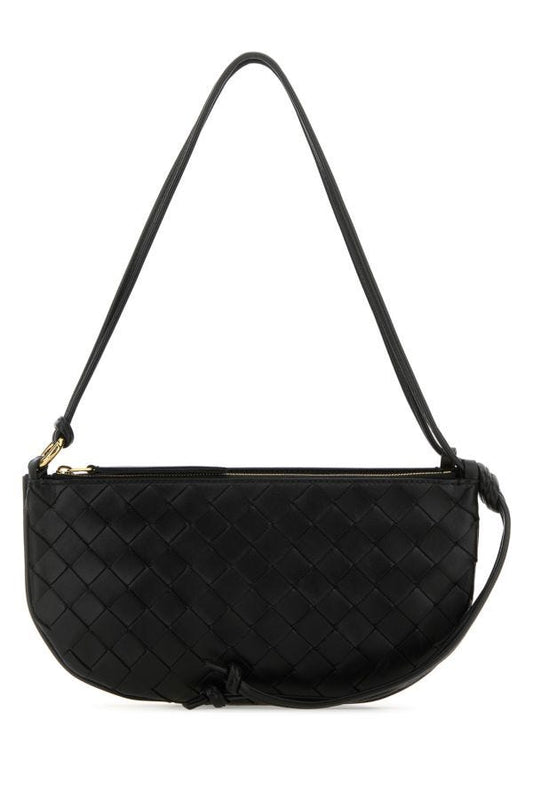 BOTTEGA VENETA | Black leather Gemelli shoulder bag