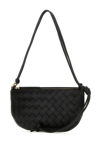 BOTTEGA VENETA | Black leather Gemelli shoulder bag