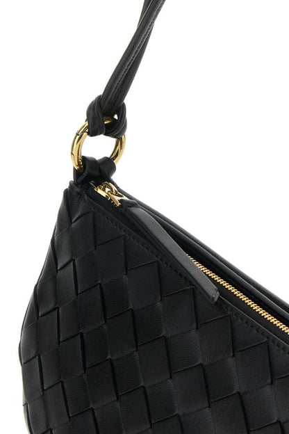 BOTTEGA VENETA | Black leather Gemelli shoulder bag