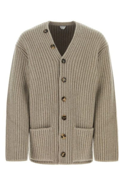 BOTTEGA VENETA | Cappuccino wool blend cardigan