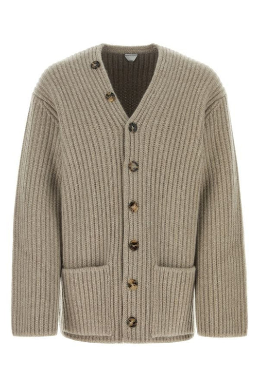 BOTTEGA VENETA | Cappuccino wool blend cardigan