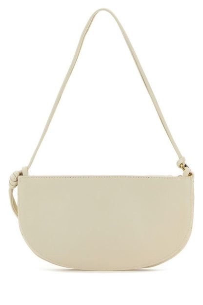 BOTTEGA VENETA | Ivory leather Gemelli shoulder bag