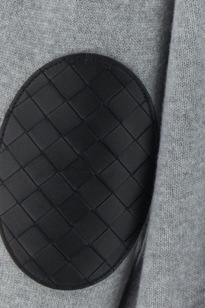 BOTTEGA VENETA | Grey stretch cashmere blend cardigan