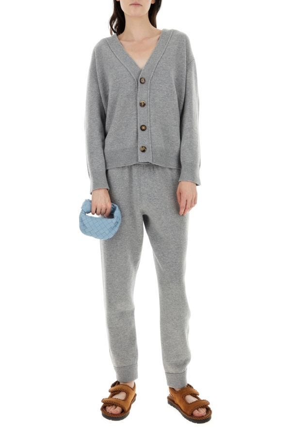 BOTTEGA VENETA | Grey cashmere joggers