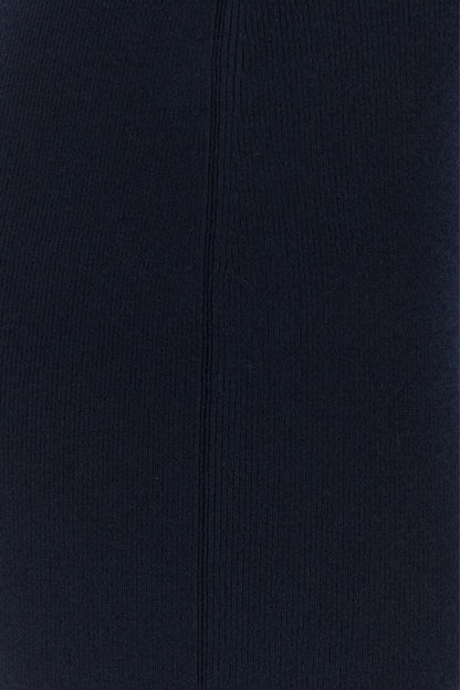 BOTTEGA VENETA | Dark blue cashmere blend skirt