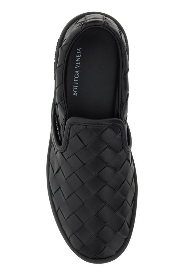 BOTTEGA VENETA | Black leather Sawyer slip ons