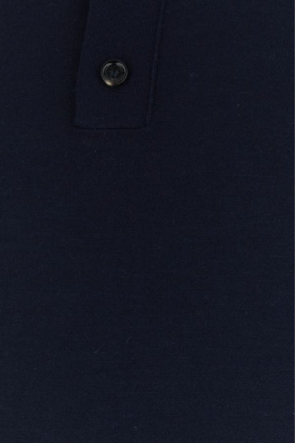 BOTTEGA VENETA | Dark blue wool polo shirt