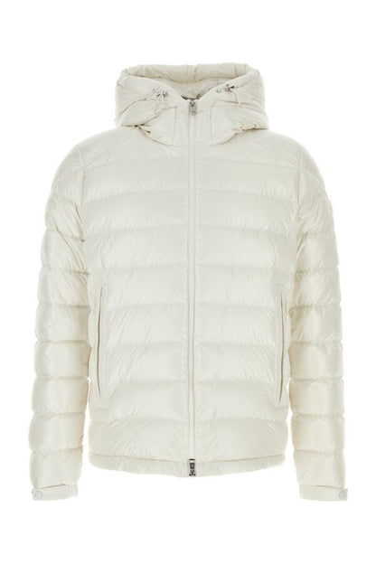 MONCLER | White polyester Busines down jacket